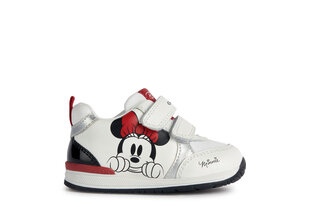 Geox vabaajajalatsid tüdrukutele Minnie Mouse 1192926, valged hind ja info | Laste kingad | kaup24.ee
