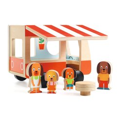 Puidust rollimäng Väike matkabuss Djeco, DJ06399 hind ja info | Imikute mänguasjad | kaup24.ee