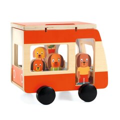 Puidust rollimäng Väike matkabuss Djeco, DJ06399 hind ja info | Imikute mänguasjad | kaup24.ee