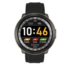 Nutikas käekell WM18 must nahk hind ja info | Nutikellad (smartwatch) | kaup24.ee