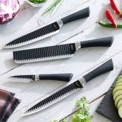 НАМИУЦУ: Набор из 4 черных кухонных ножей. цена и информация | Ножи и аксессуары для них | kaup24.ee