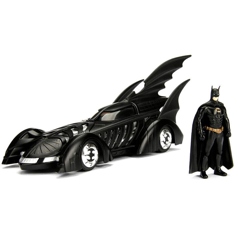 Metallist auto + figuur DC Comics Batman Forever Batmovil hind ja info | Poiste mänguasjad | kaup24.ee