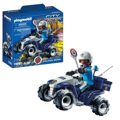 Набор машинок Playmobil Speed Quad City Action 71092 Полиция  цена и информация | Конструкторы и кубики | kaup24.ee