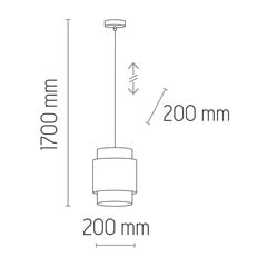 Подвесной светильник Boho цена и информация | Потолочный светильник, 38 x 38 x 24 см | kaup24.ee