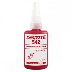 Keermehermeetik liitmikele 542 50ml, Loctite hind ja info | Liimid | kaup24.ee