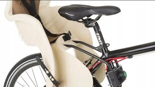 Велосипедное кресло детское 9-22 кг, крепление к раме 30-36мм, цвет: бордовый, красный (5659) цена и информация | Велокресла | kaup24.ee