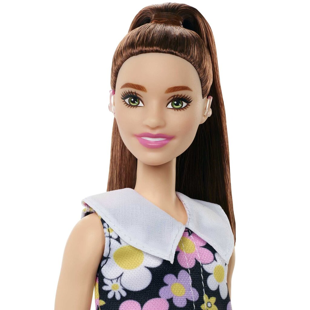 Barbie® Fashionistas® nukk lillelise kleidiga HBV19 hind ja info | Tüdrukute mänguasjad | kaup24.ee