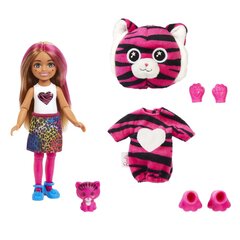 Barbie® Chelsea Cutie Reveal Džungli seeria nukk - Tiiger HKR15 hind ja info | Tüdrukute mänguasjad | kaup24.ee