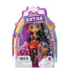 Barbie® Extra Mini nukk puna-mustakirjude juustega HKP88 hind ja info | Tüdrukute mänguasjad | kaup24.ee