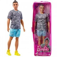 Barbie® Ken® Fashionistas® nukk neerumustrilise särgiga HJT09 цена и информация | Игрушки для девочек | kaup24.ee