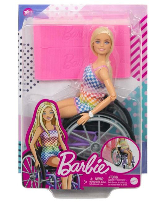 Barbie® Fashionistas nukk ratastoolis HJT13 цена и информация | Tüdrukute mänguasjad | kaup24.ee