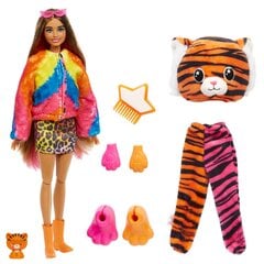 Barbie Cutie Reveal Džungli seeria tiigrike HKP99 hind ja info | Tüdrukute mänguasjad | kaup24.ee