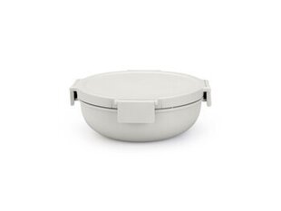 Салатник Brabantia Make & Take 1,3 л светло-серый цена и информация | Посуда для хранения еды | kaup24.ee