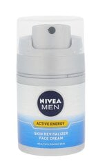 Крем для лица для мужчин Nivea Men Skin Energy Face Care 50 мл цена и информация | Кремы для лица | kaup24.ee
