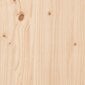 vidaXL riiuliga taimekast, hall, 111,5x34,5x81 cm, männipuit hind ja info | Lillekastid | kaup24.ee