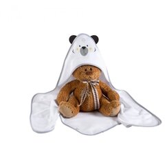 Детское полотенце Klupś Funny Teddy Bear, медвежонок цена и информация | Klups Для ухода за младенцем | kaup24.ee