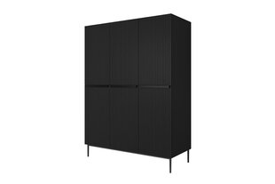 Шкаф с ящиками Bogart Nicole 150, черный цвет цена и информация | Шкафы | kaup24.ee