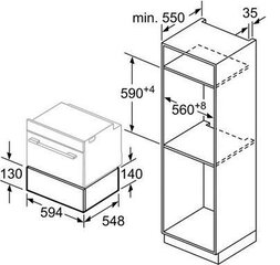 Soojendussahtel Bosch BIC630NS1 hind ja info | Kodumasinate lisatarvikud | kaup24.ee