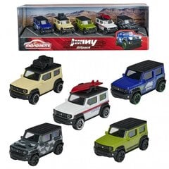 Komplektis 5 metallist autot Suzuki Jimny hind ja info | Poiste mänguasjad | kaup24.ee