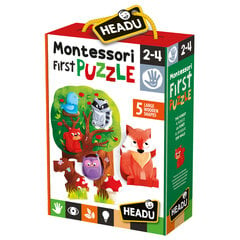 Montessori mõistatus "Mets" цена и информация | Пазлы | kaup24.ee