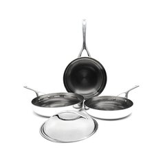 Crowd Cookware - Крышка Blackbeard - Ø 28 см - Подходит для сковородок диаметром 28 см - Нержавеющая сталь - Можно мыть в посудомоечной машине и использовать в духовке - С клапаном для выпуска пара цена и информация | Cковородки | kaup24.ee