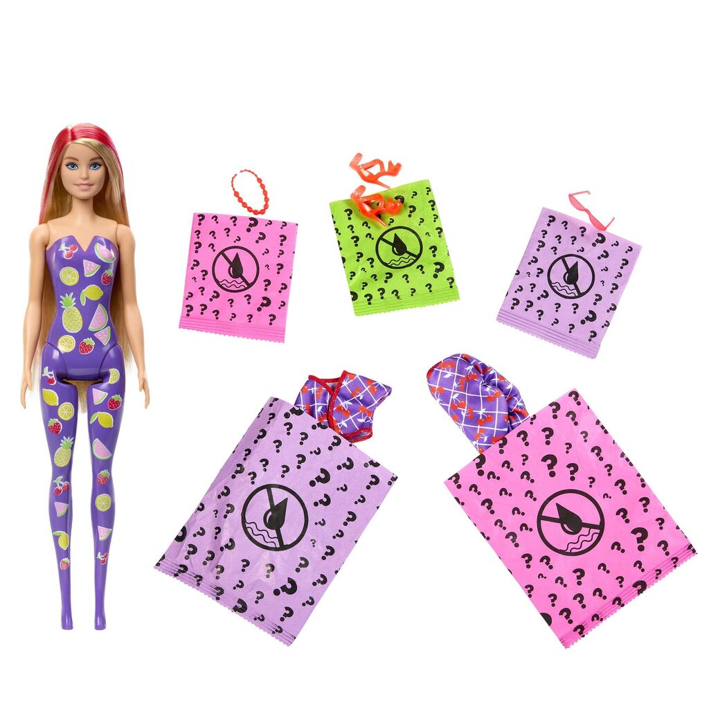 Barbie® Color Reveal® lõhnavad puuvilja seeria üllatusnukud HJX49 hind ja info | Tüdrukute mänguasjad | kaup24.ee