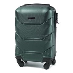 Большой чемодан Wings TD147, размер L, тёмно-зелёный цена и информация | Чемоданы, дорожные сумки | kaup24.ee