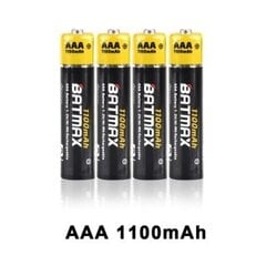 Laetavad patareid Batmax AAA 1100 mAh, 4 tk hind ja info | Patareid | kaup24.ee