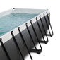 Bassein koos katusega Exit Black Leather, 540x250x100 cm, koos liivafiltriga цена и информация | Basseinid | kaup24.ee