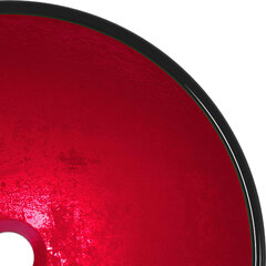 vidaXL valamu, karastatud klaas, 42 x 14 cm, punane hind ja info | Kraanikausid, valamud | kaup24.ee