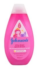 Johnson´s Kids Shiny Drops šampoon lastele 500 ml hind ja info | Laste ja ema kosmeetika | kaup24.ee