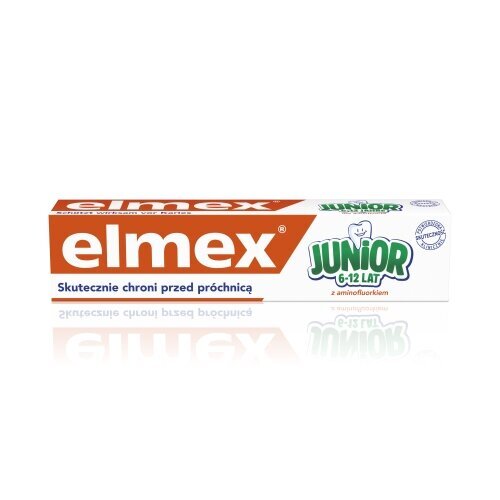 Elmex Junior hambapasta lastele 75ml цена и информация | Suuhügieen | kaup24.ee