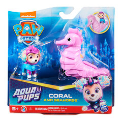 Kuju Paw Patrol (Käpapatrull) Aqua Hero Pups Coral 6066150, roosa hind ja info | Tüdrukute mänguasjad | kaup24.ee