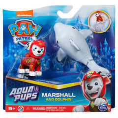 Фигурка Paw Patrol (Щенячий Патруль) Aqua Hero Pups Marshall 6066147, красный цвет цена и информация | Игрушки для мальчиков | kaup24.ee