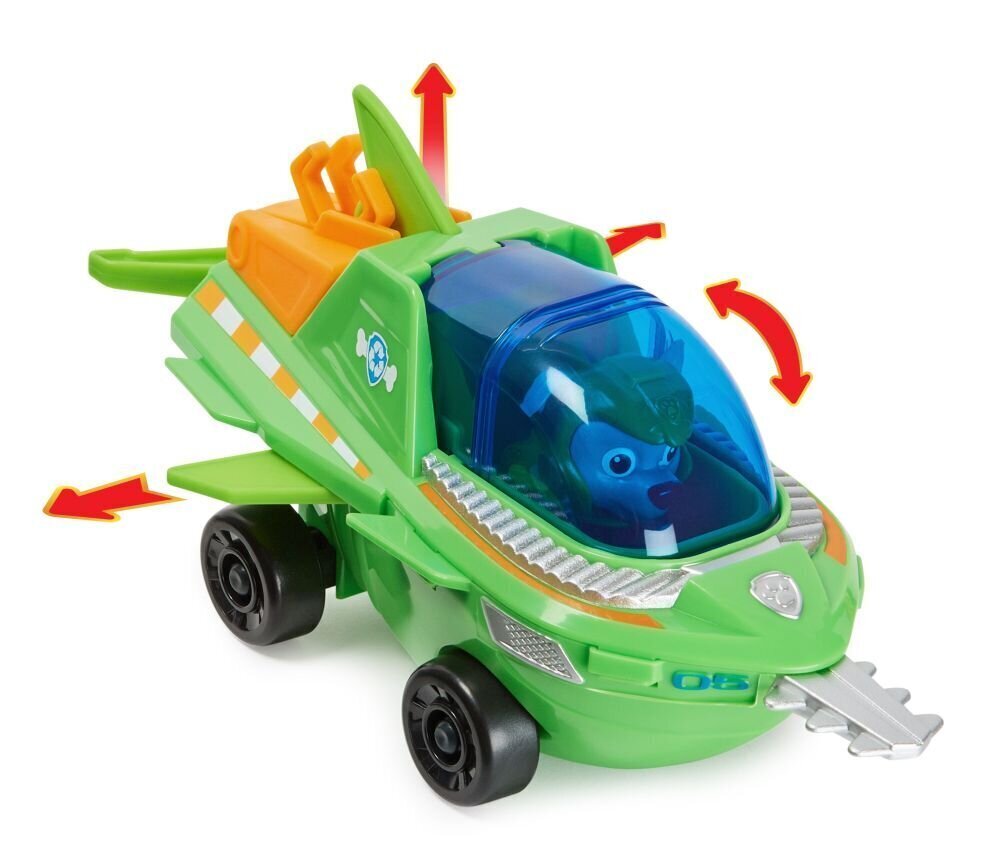 Sõiduk Paw Patrol (Käpapatrull) Aqua Themed Rocky 6066142, roheline hind ja info | Poiste mänguasjad | kaup24.ee