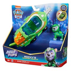 Sõiduk Paw Patrol (Käpapatrull) Aqua Themed Rocky 6066142, roheline цена и информация | Игрушки для мальчиков | kaup24.ee