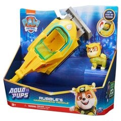 Sõiduk Paw Patrol (Käpapatrull) Aqua Themed Rubble 6066158, kollane hind ja info | Poiste mänguasjad | kaup24.ee