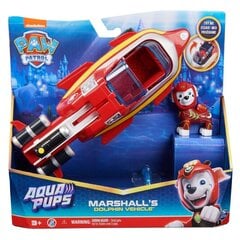 Paw Patrol (Щенячий Патруль) транспортное средство Aqua Theamed Marshall 6066139, красный цвет цена и информация | Игрушки для мальчиков | kaup24.ee