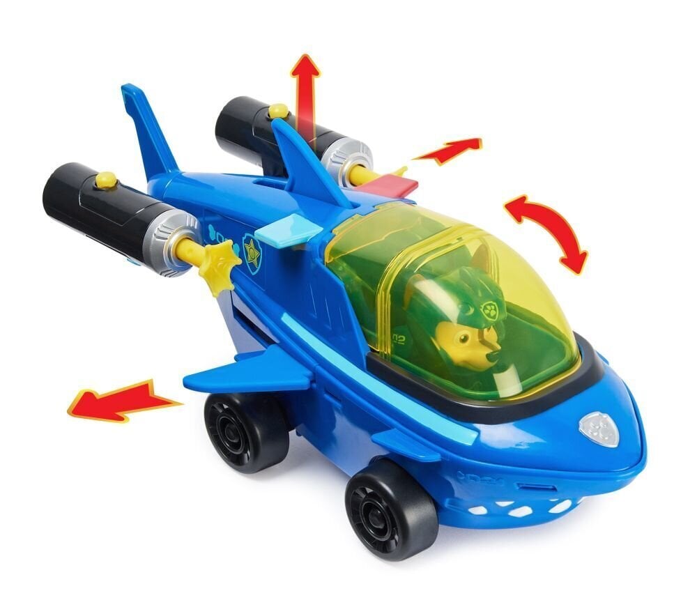 Sõiduk Paw Patrol (Käpapatrull) Aqua Themed Chase 6066140, sinine hind ja info | Poiste mänguasjad | kaup24.ee