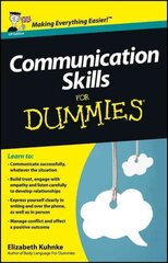 Communication Skills For Dummies UK Edition цена и информация | Книги по социальным наукам | kaup24.ee