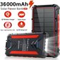 Power Bank Feegar 36000mah 20W 4x USB-C QI Solar Power Bank цена и информация | Akupangad | kaup24.ee