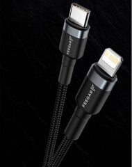 Кабель Feegar Cable USB-C Lightning PD 20 Вт нейлон для iPad iPhone 14 13 Pro 12 11 10 X 8 7 цена и информация | Кабели для телефонов | kaup24.ee