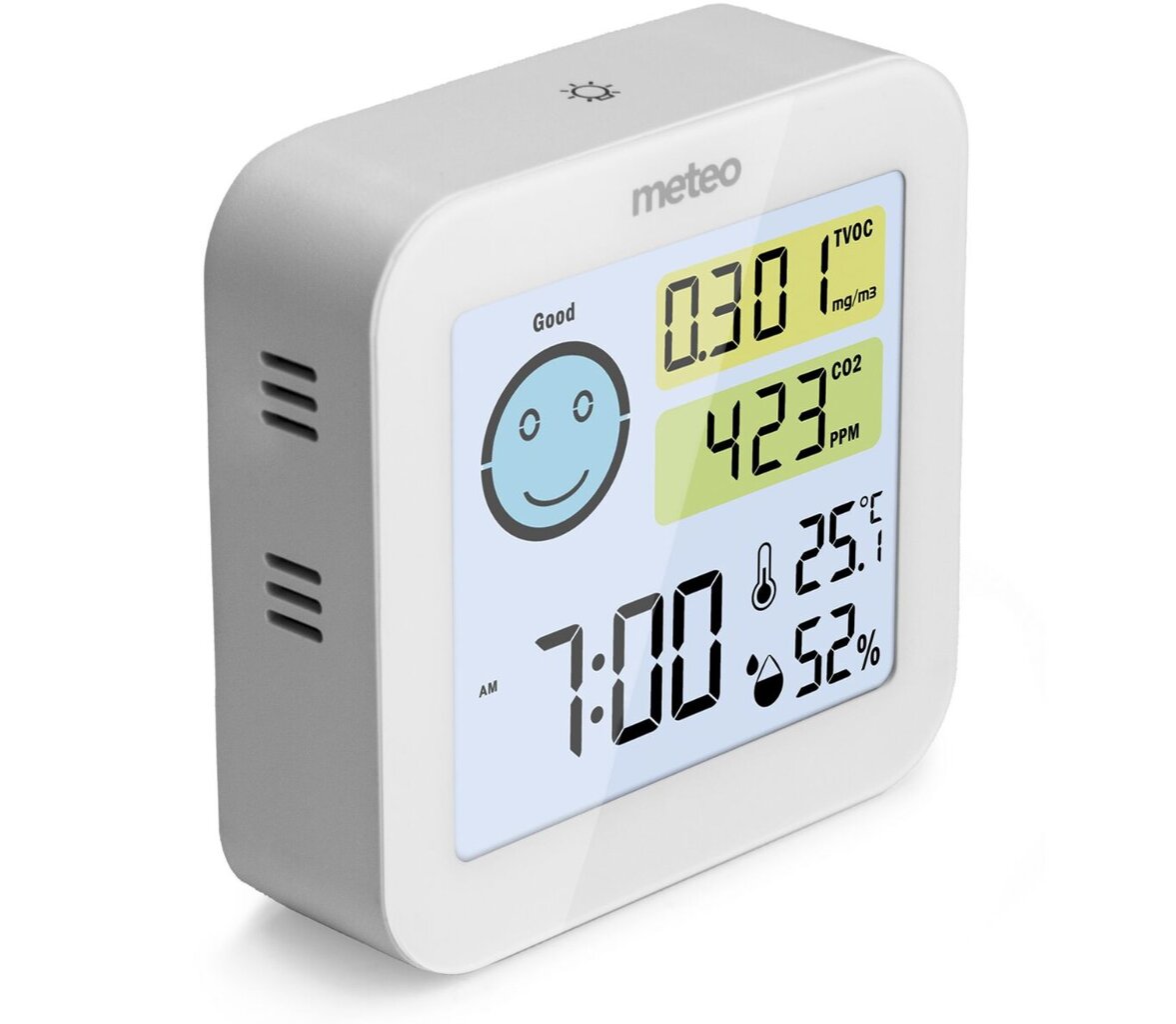 Meteoroloogiajaam, DCF-süsteemiga kell, CO2, TVOC hind ja info | Ilmajaamad, termomeetrid | kaup24.ee