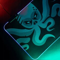 Kraken, hiire-/klaviatuuripadi 30 cm x 80 cm RGB XXXL цена и информация | Мыши | kaup24.ee