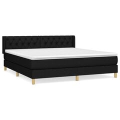 Кровать 160х200 см, черная цена и информация | Кровати | kaup24.ee