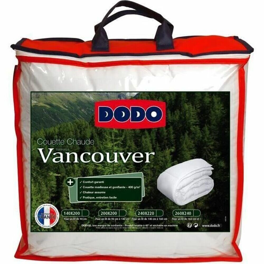 Tekk Dodo Vancouver Valge 400 g (220 x 240 cm) hind ja info | Tekid | kaup24.ee