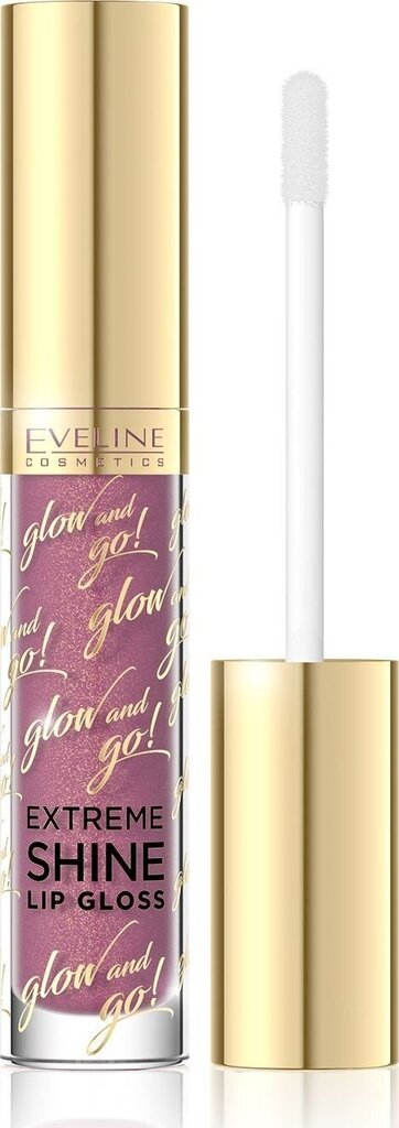 Huuleläige Eveline Glow and Go Extreme Shine nr 02 Candy Pink, 4.5 ml цена и информация | Huulepulgad, -läiked, -palsamid, vaseliin | kaup24.ee