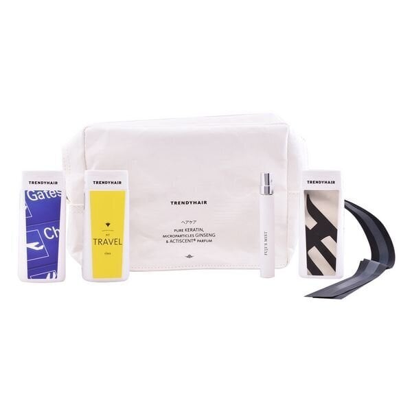 Komplekt Trendy Hair: šampoon, 100 ml + palsam, 100 ml + mask, 100ml + kosmeetikakott + parfüümvesi EDP naistele/meestele, 7,5 ml цена и информация | Šampoonid | kaup24.ee