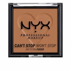 Kompaktpuuder NYX Can't Stop Won't Stop Mocha, 6 g hind ja info | Jumestuskreemid, puudrid | kaup24.ee