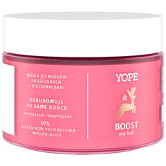 Mask kahjustatud juustele biokeramiididega Yope Boost My Hair, 250ml hind ja info | Maskid, õlid, seerumid | kaup24.ee